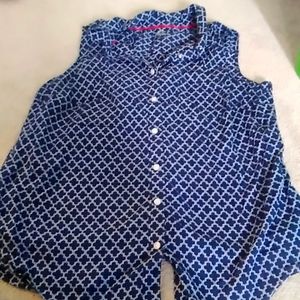 🔴St John's Bay quality apparel button-up blouse